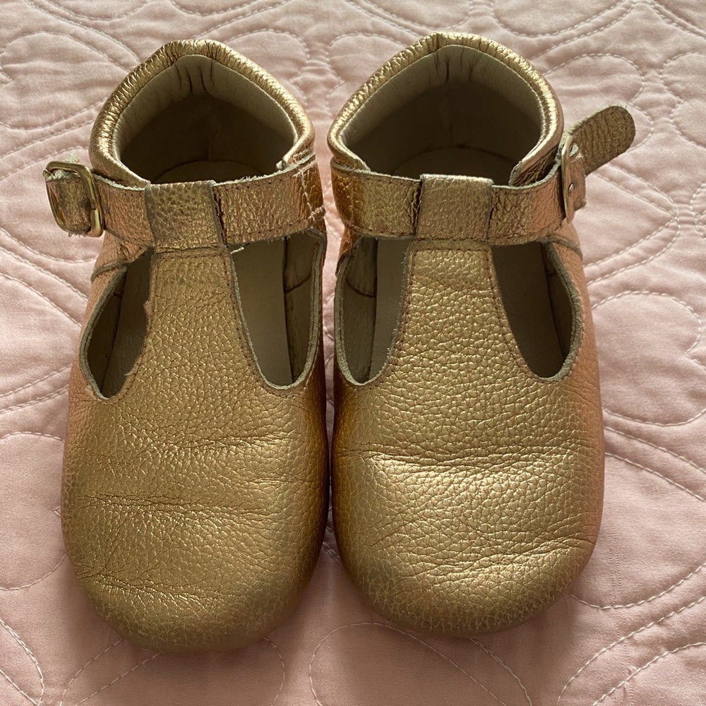 Rose/Gold moccasins
